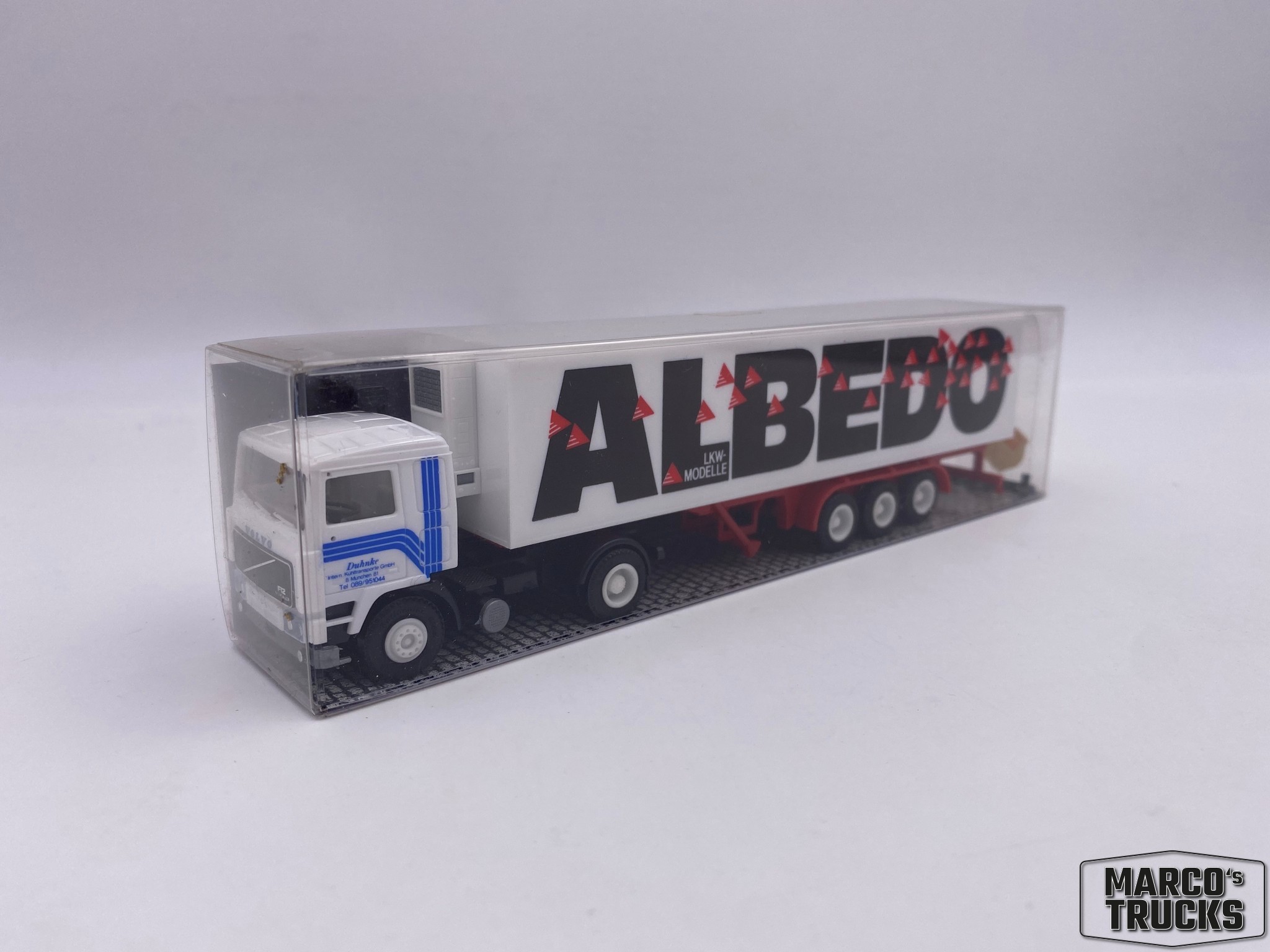 Albedo Volvo F12 Kühlsattelzug Duhnke Kühltransporte München AL1387