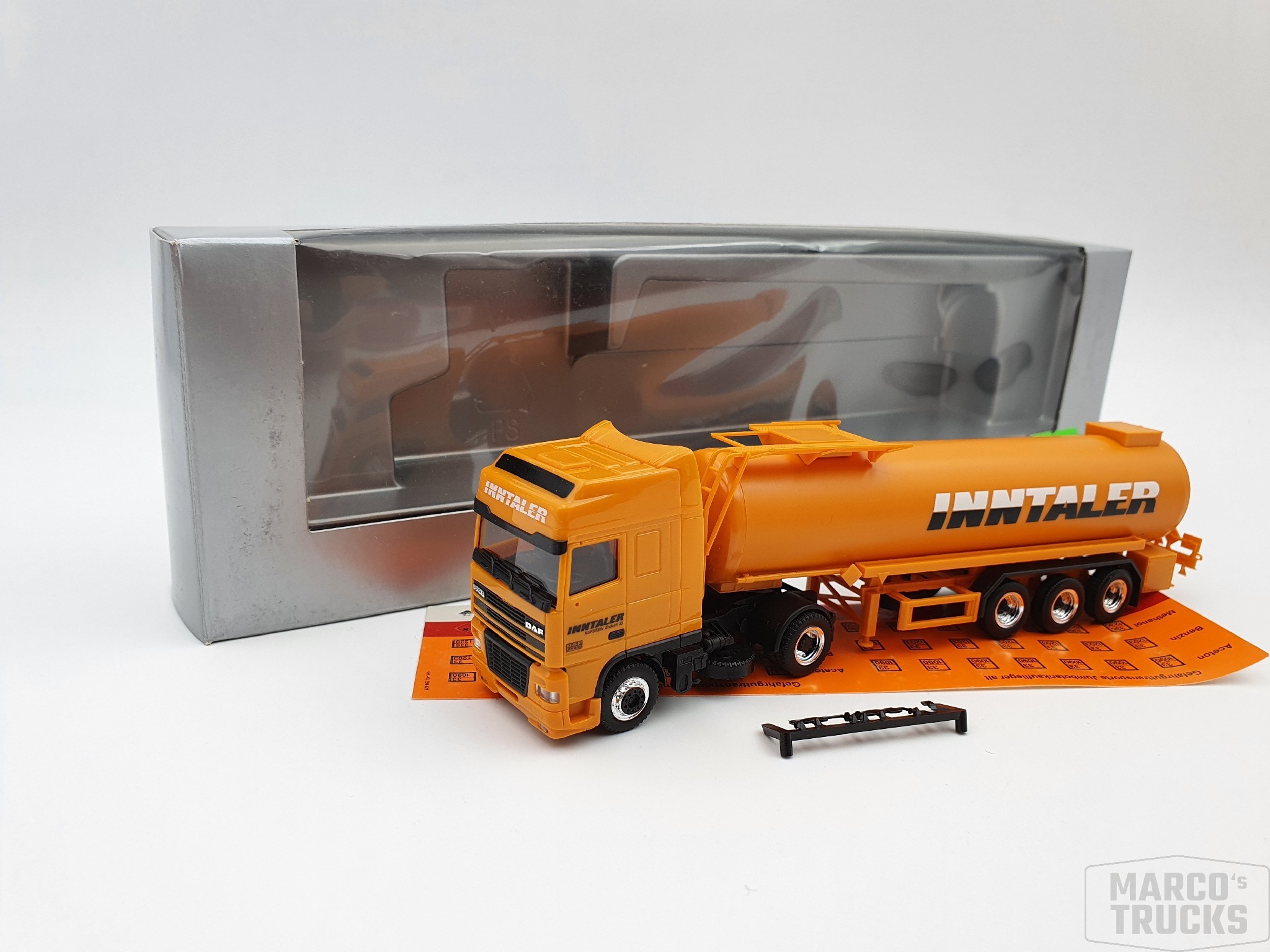 Herpa Daf Xf Ssc Tanksattelzug Orange Inntaler Kufstein Hb