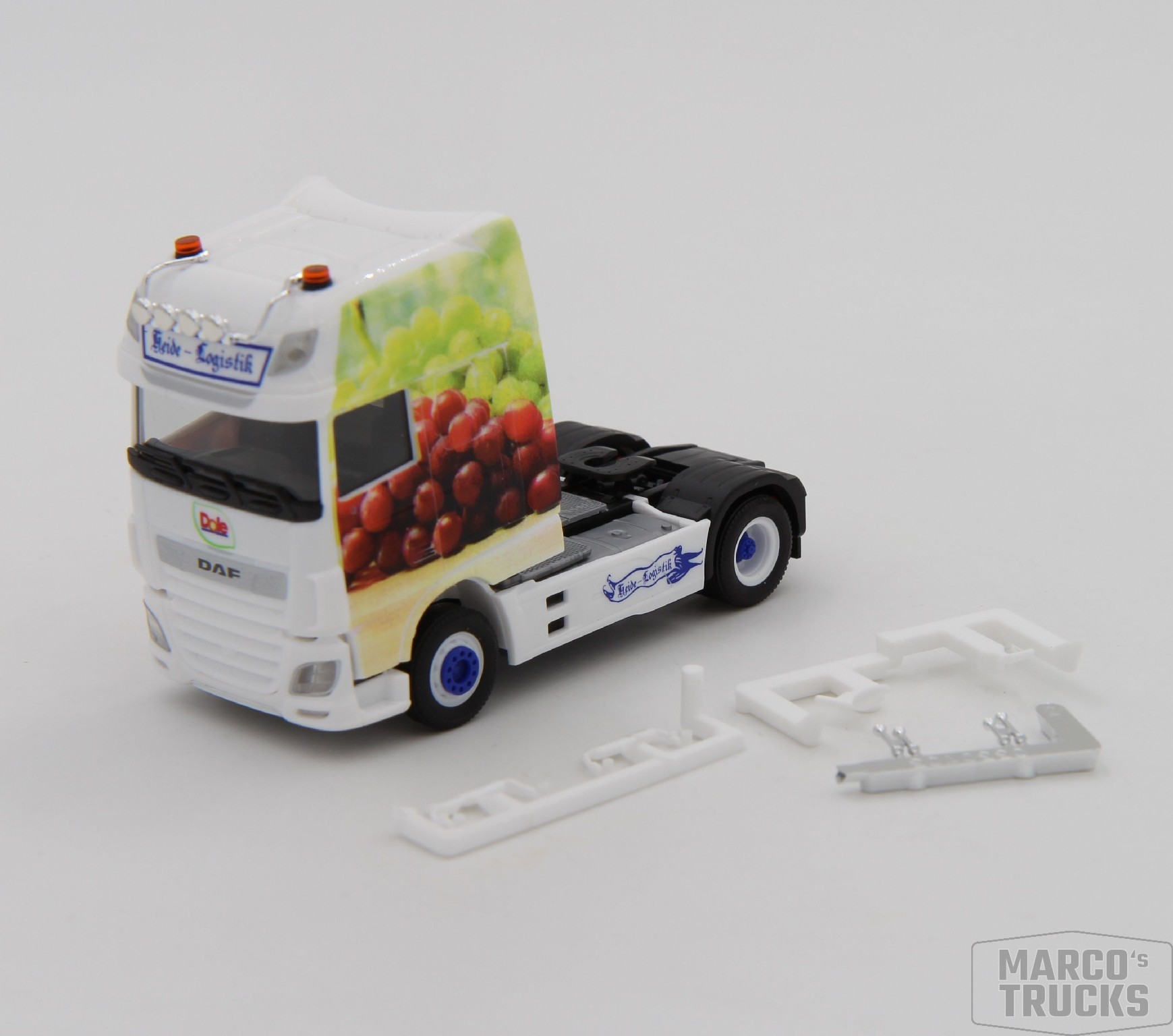 Herpa DAF XF SSC Zugmaschine Heide Logistik Dole Aus HN