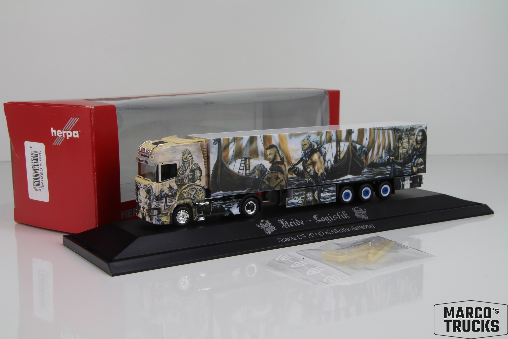 Herpa Scania Cs K Hlsattelzug Heide Logistik Thor The Viking