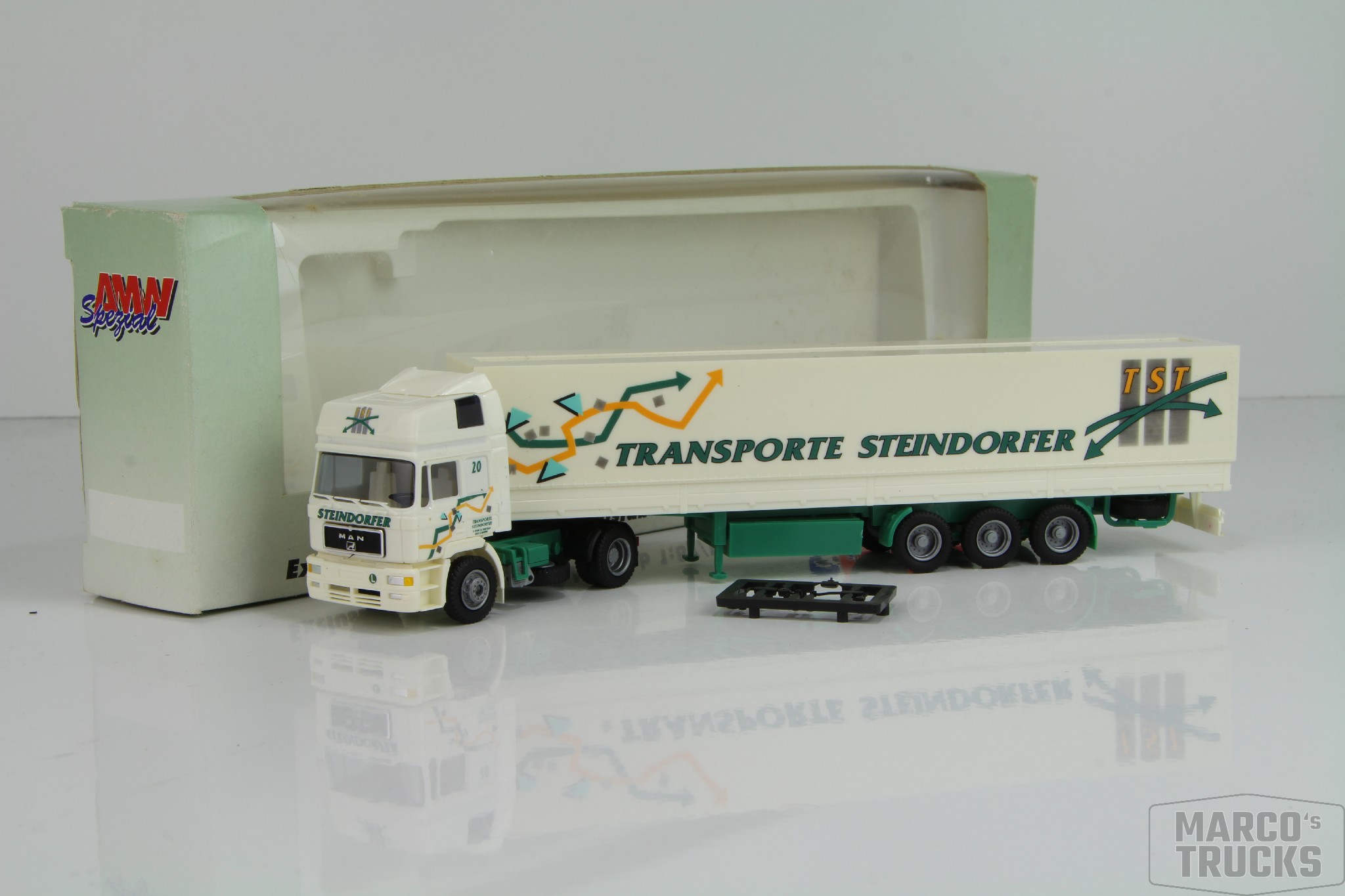 Modellauto Lausitzer Kindl – MAN F2000 Sattelzug, Maßstab H0 1:87, Für Sammler & Spieler