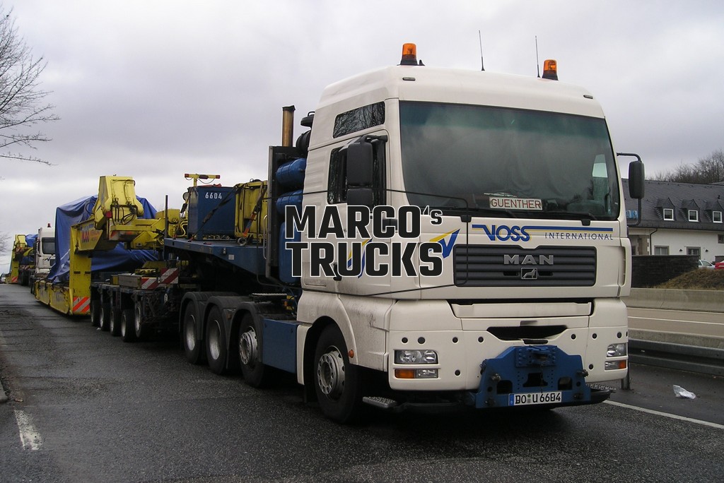 Camion MAN TGA Voss - Conrad 70140 - Échelle 1/50 - Neuf