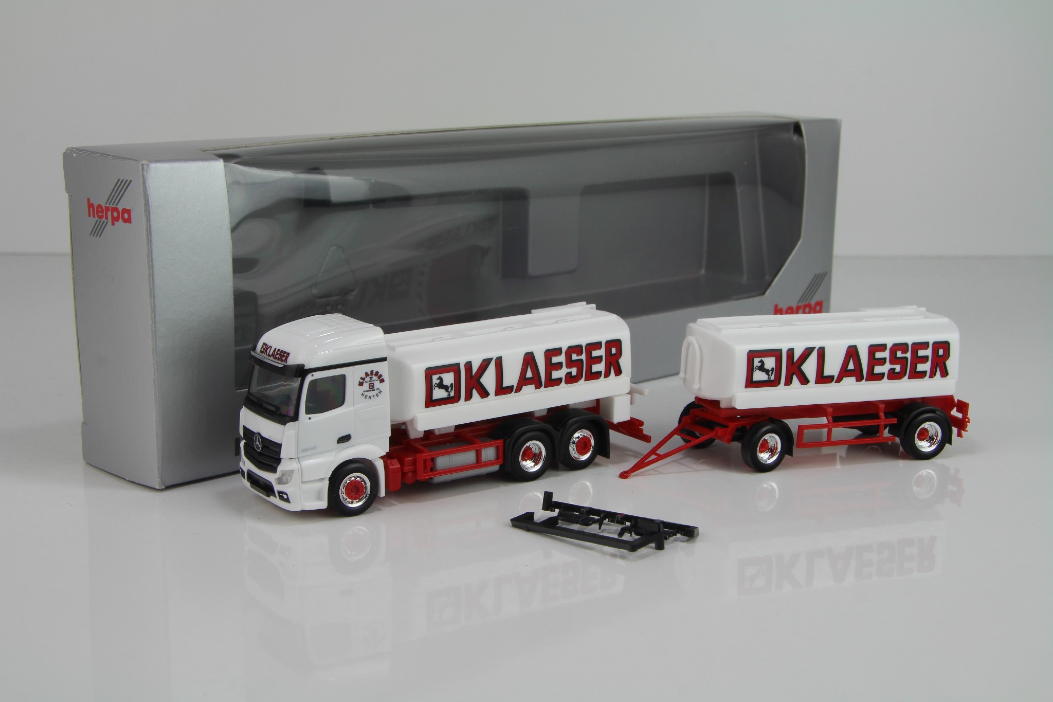 Modellino Herpa 083638 Mercedes Actros 11 Streamspace Con WLB, Scala 1:87 H0, Nuovo In Confezione