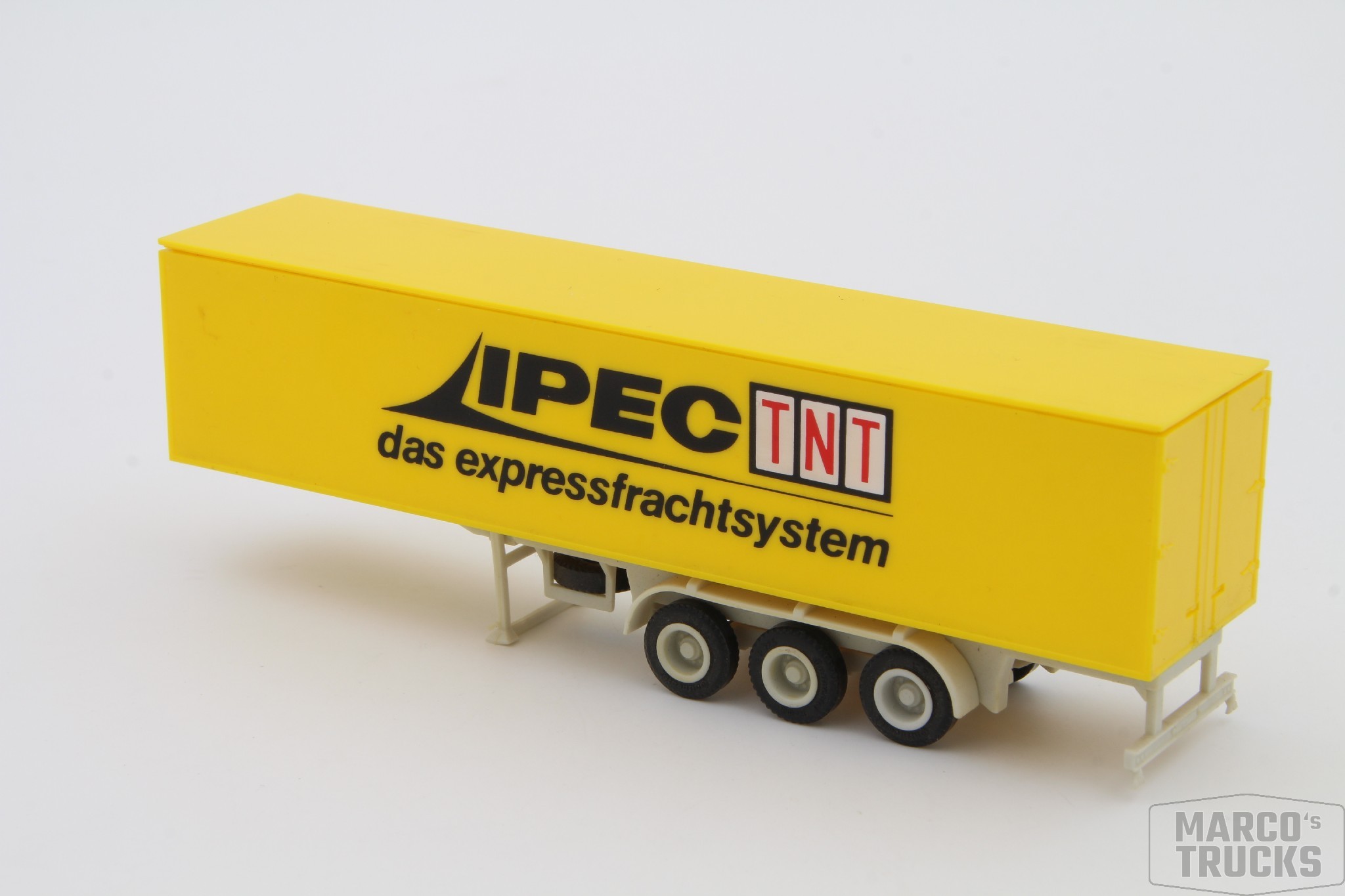 Herpa Kofferauflieger gelb/beige „IPEC TNT Expressfrachtsystem“ /H13614