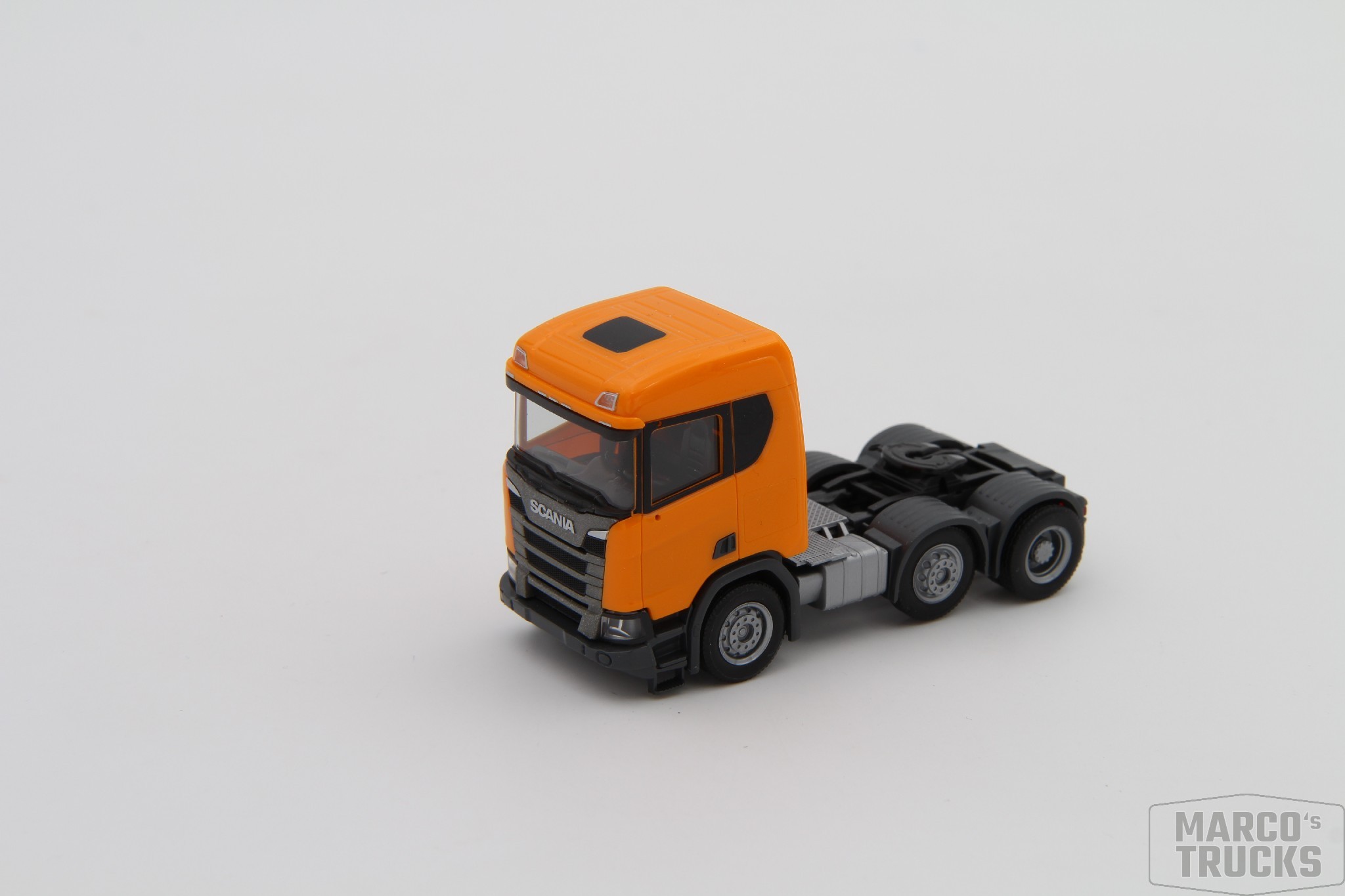 Herpa Scania Cr Nd Xt Zugmaschine 6x2 Orange Kommunal Aus 309394 H14953