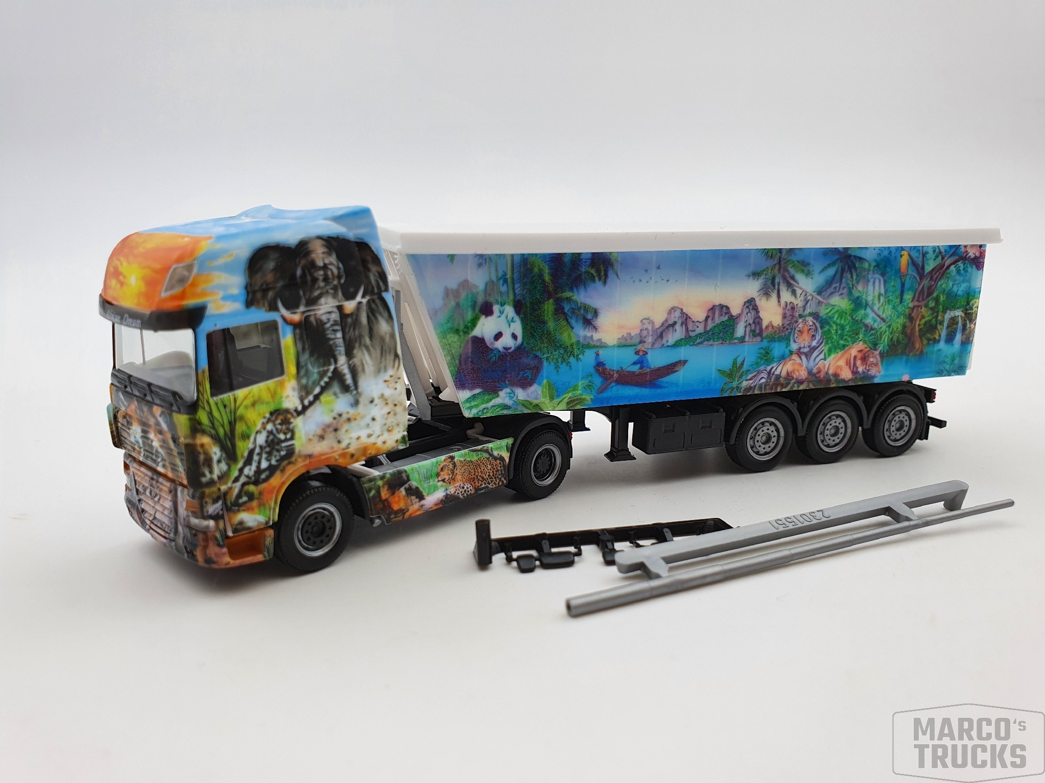 Herpa DAF XF SSC blue 610358 | - Negozio online di modelli di camion e macchine da cantiere