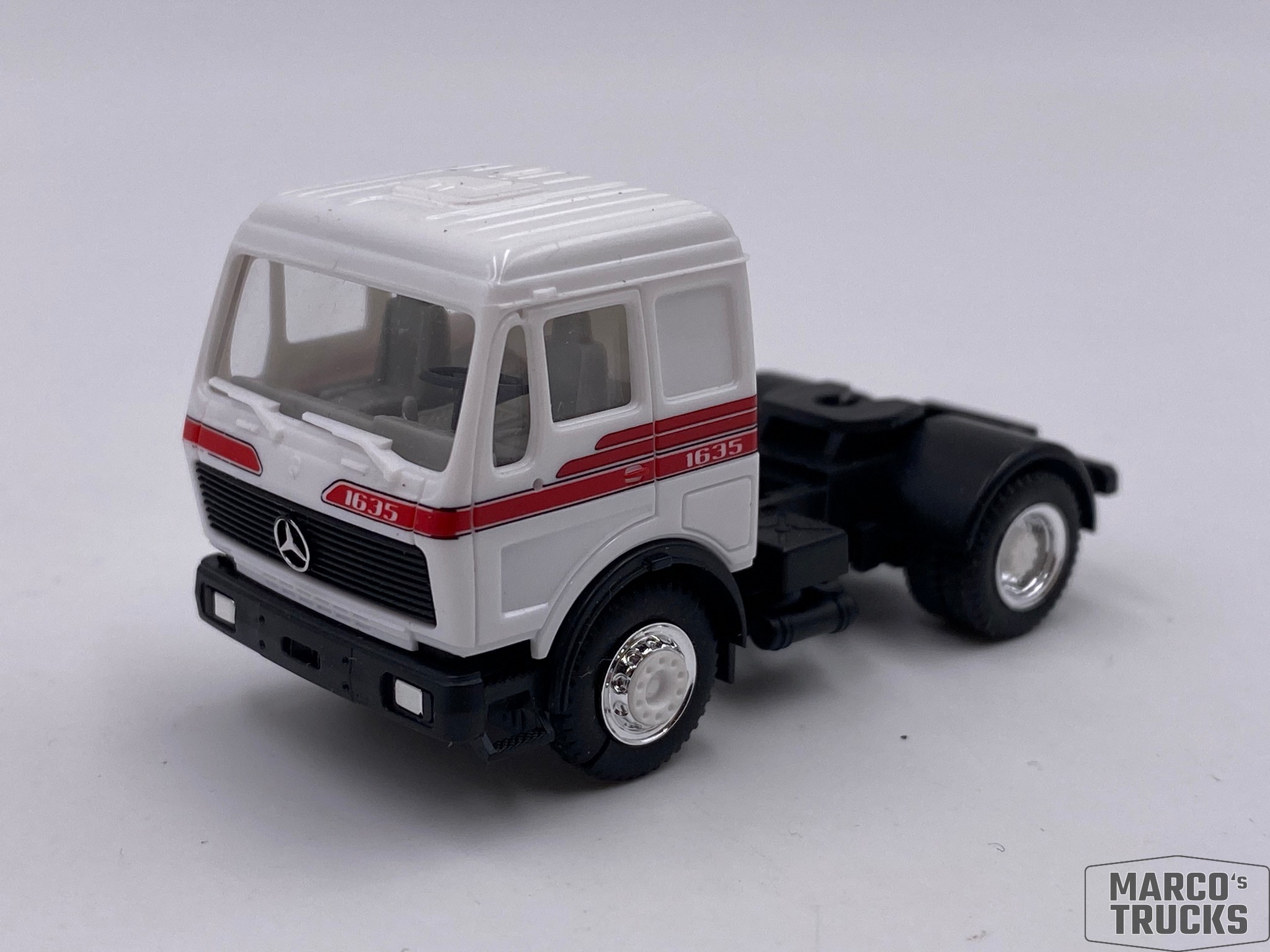 Herpa MB Mercedes NG Zugmaschine 1635 2achs Weiß/s Produktbild-Vorschau 13