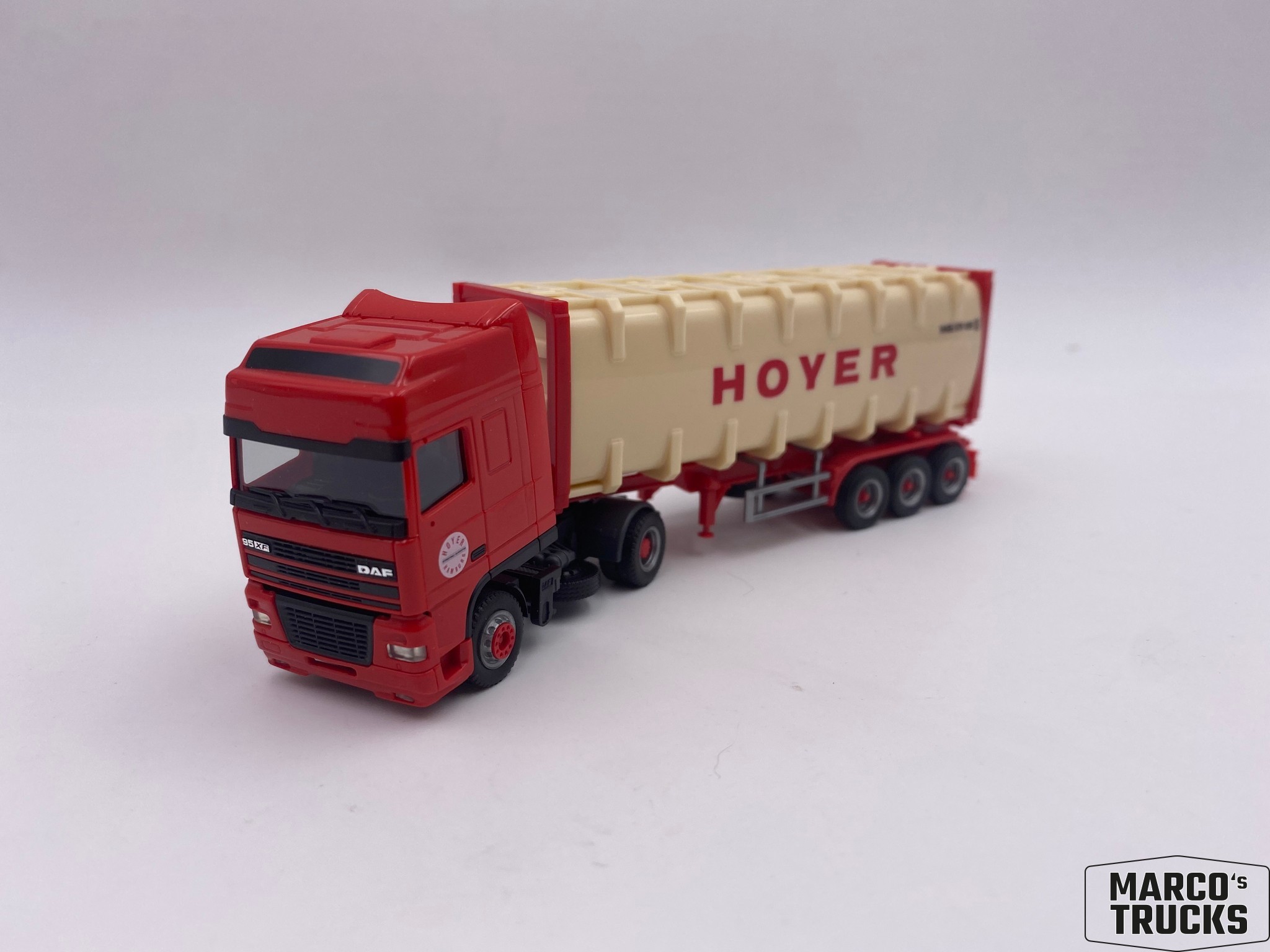 Herpa DAF XF 95 SSC Bulkcontainersattelzug „Hoyer Hamburg“ 1:87 /H16815