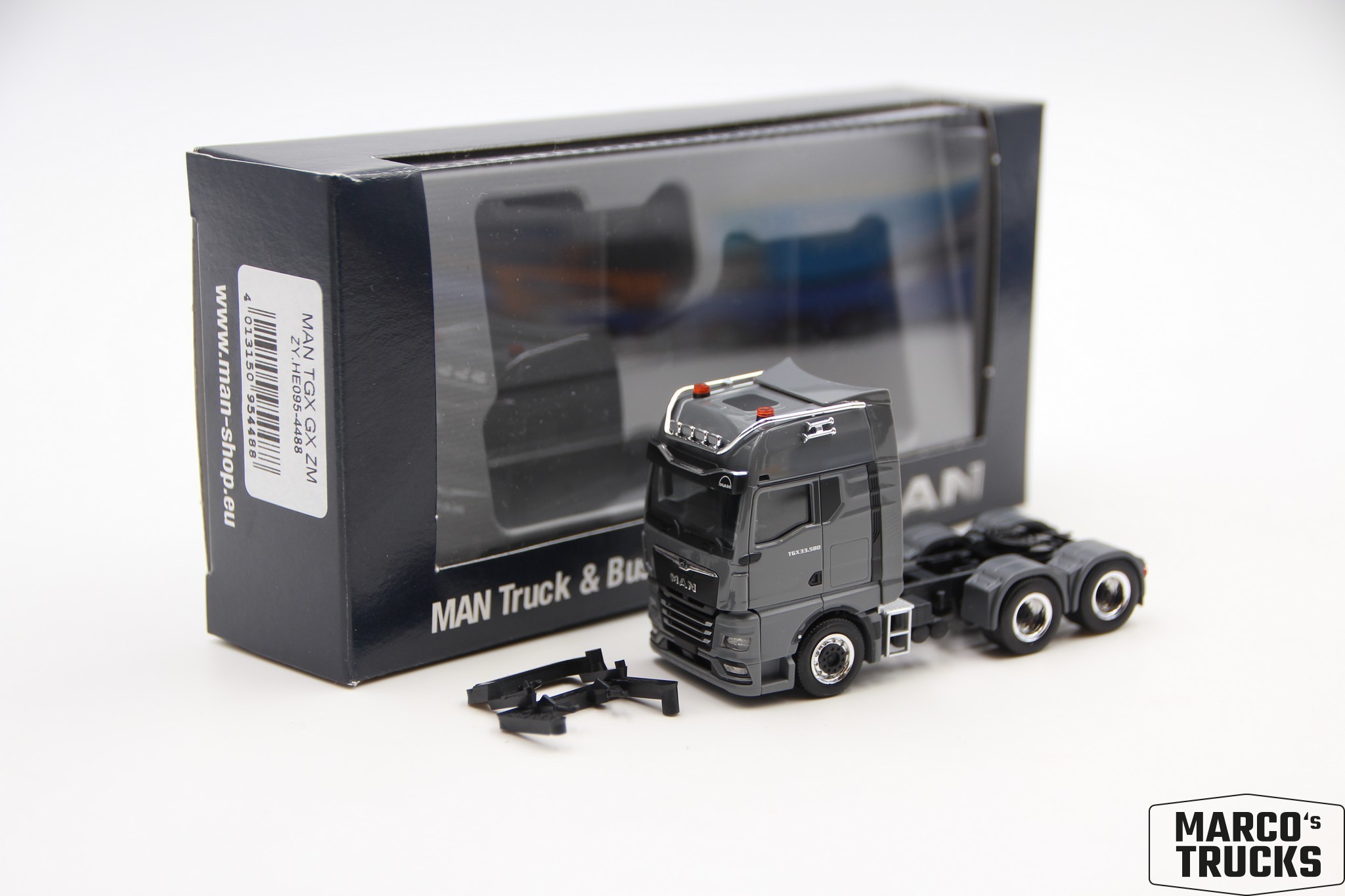 HERPA ミニチュアトラック セット　他トラック Herpa MAN TGX GX 33.580 Tractor grey No. 954488 1:87 /H17839 | eBay