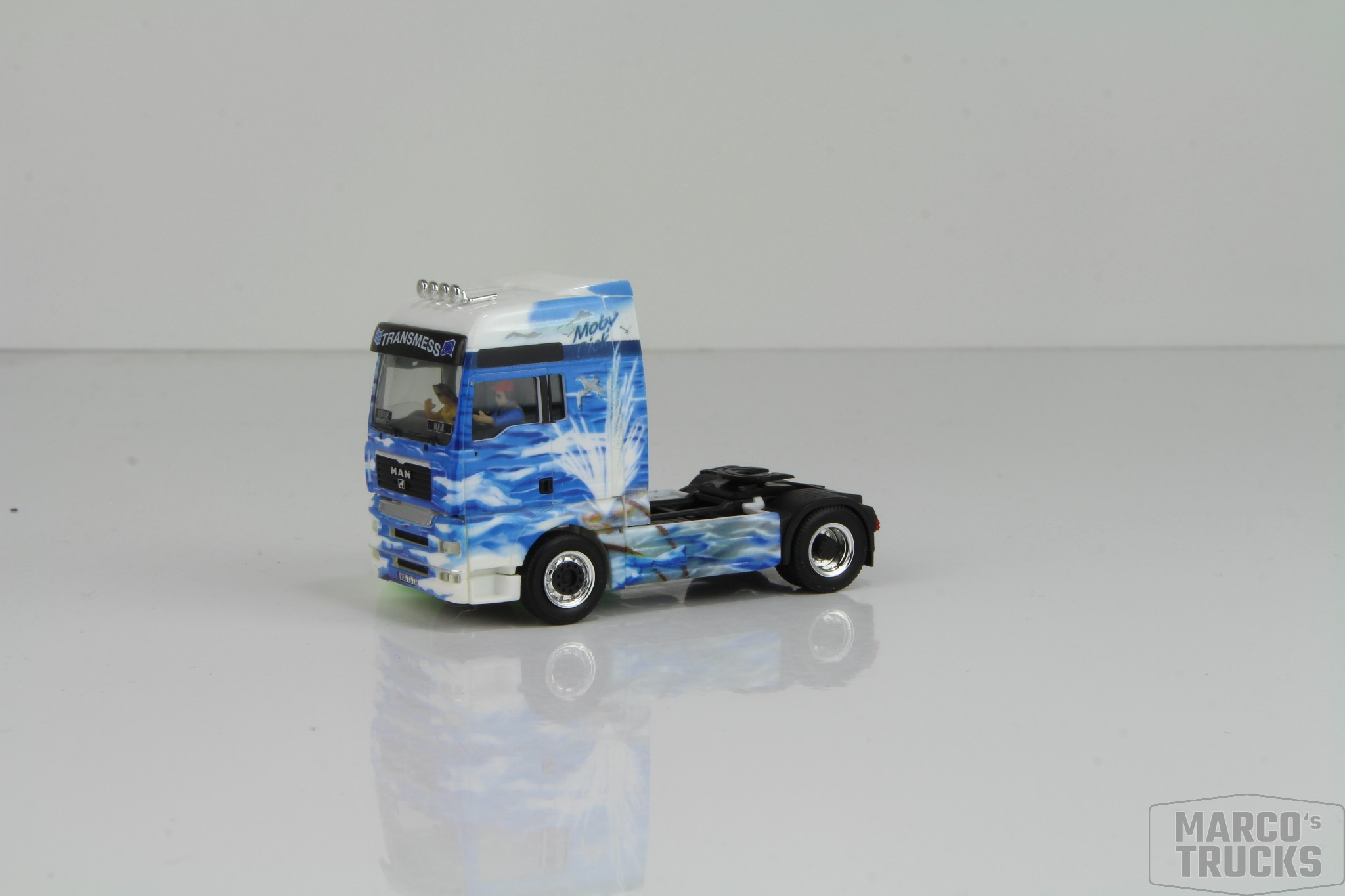 HERPA MAN TGA XXL TRANSMESS, Moby Dick - 120852 - 1/87 EUR 49,90 - DE