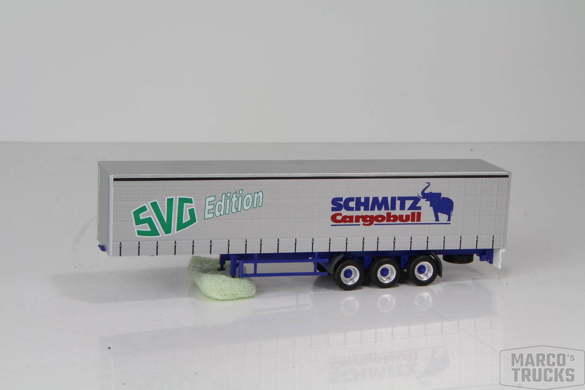 Rimorchio Ribaltabile Herpa Schmitz Cargobull Blu - Modellismo Scala 1:87 - 670313