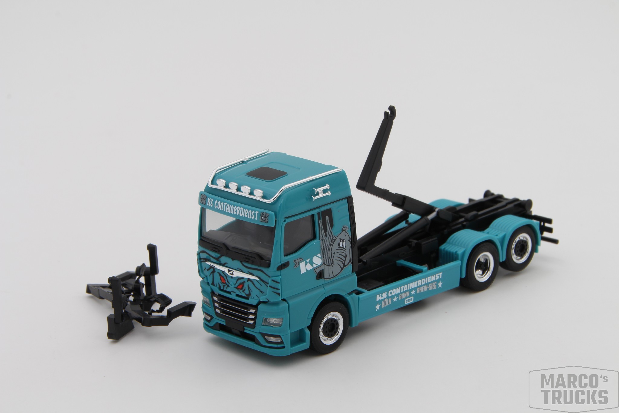 Herpa - 154970-003 motrice MAN TGX XXL, per trasporti pesanti, livrea