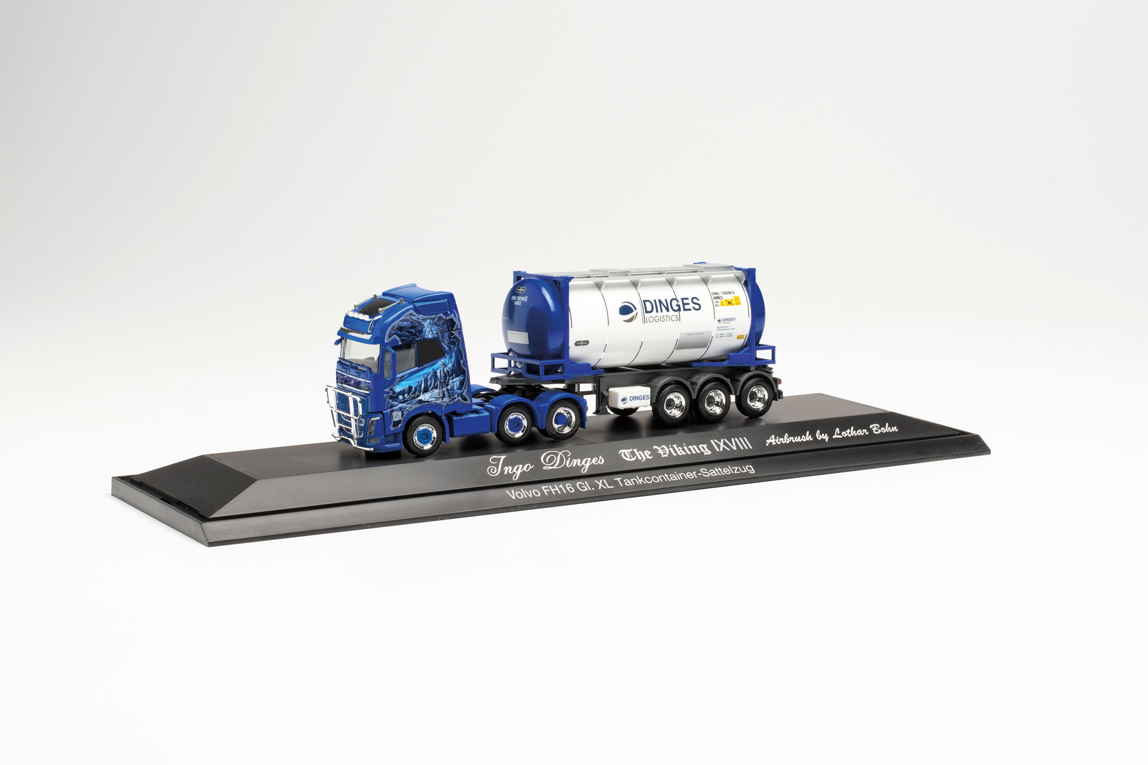 Vorbestellung Herpa Volvo Fh Gl Xl X Tankcontainer Sattelzug Ingo Dinges Hnv