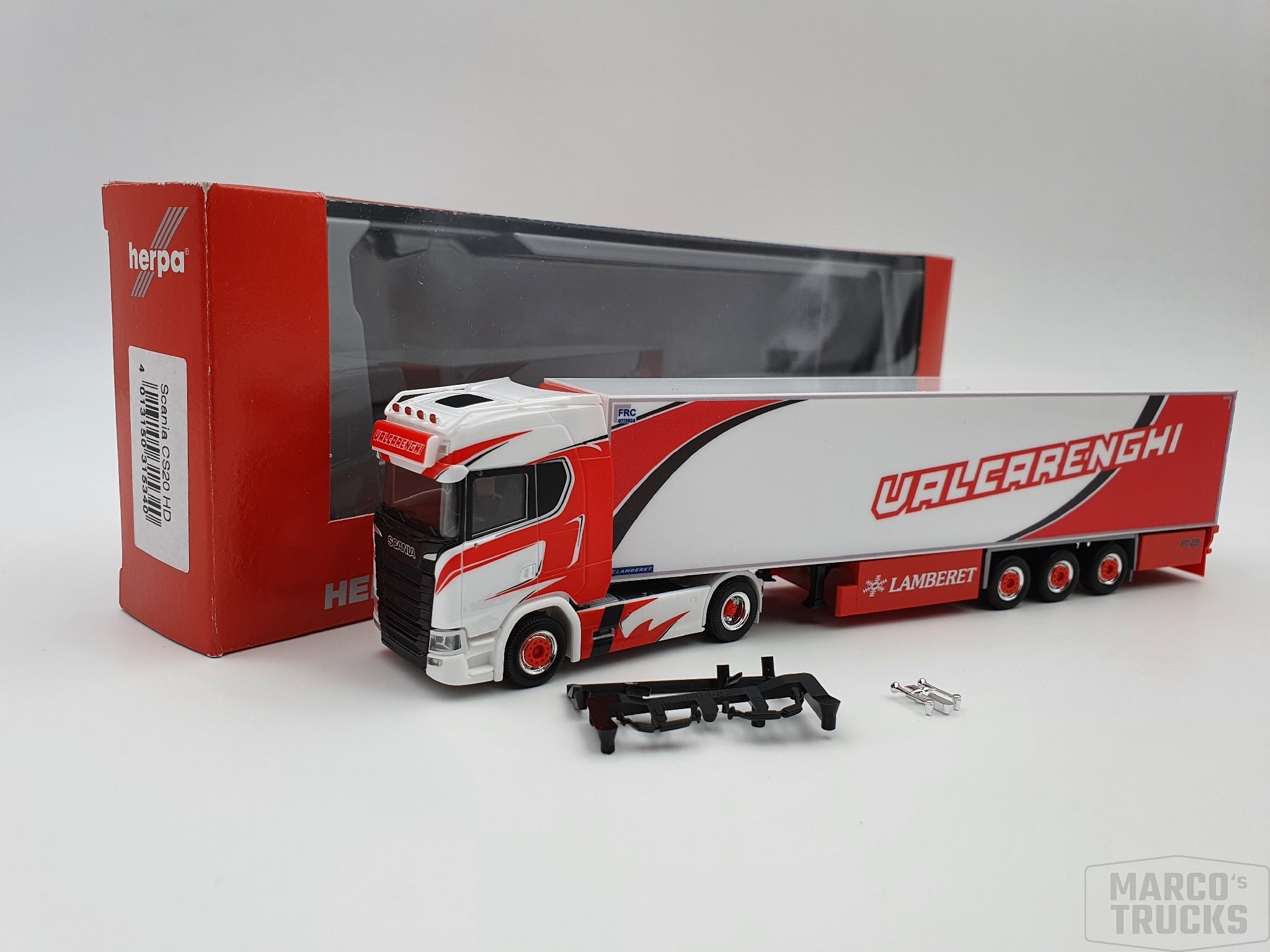 Herpa Scania CS 20 HD Reefer semitrailer 