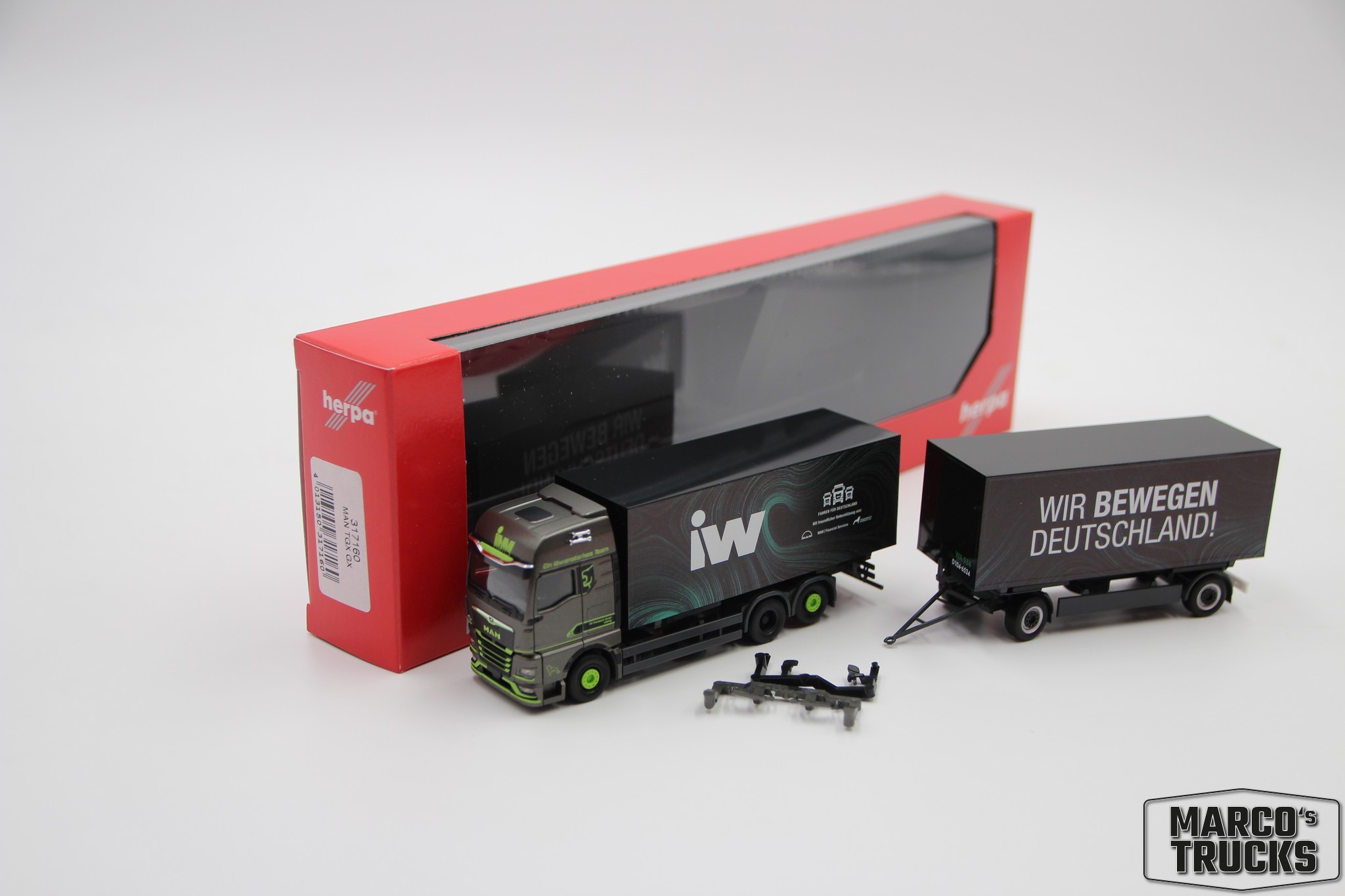 Herpa MAN TGX GX Wechselkoffer 