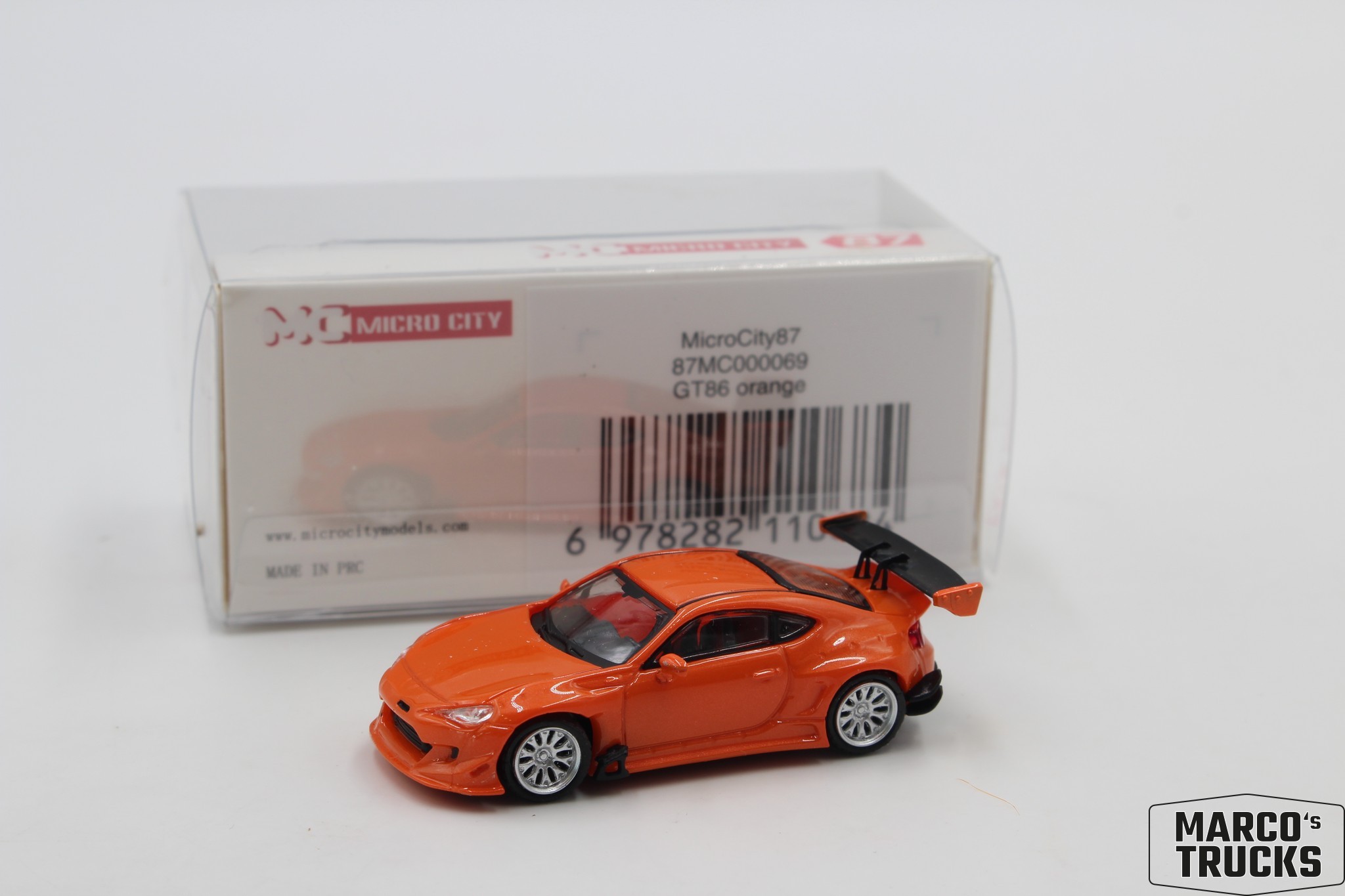 Herpa MicroCity Toyota GT86, orange No. 87MC000069 1/87 /HN4719 | eBay