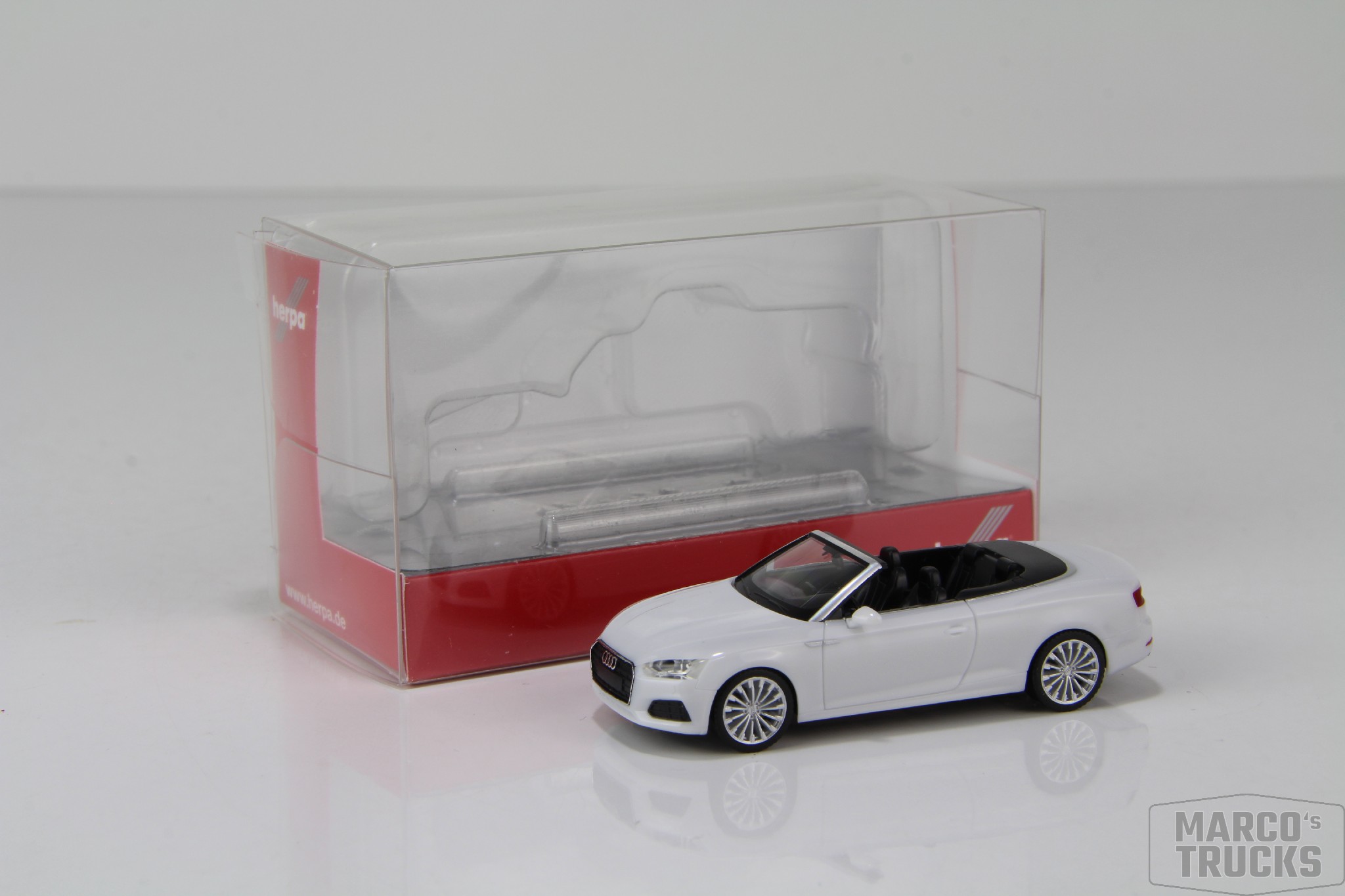 Herpa Audi A5 Cabrio Ibis White No 1 87 Hn607 Ebay